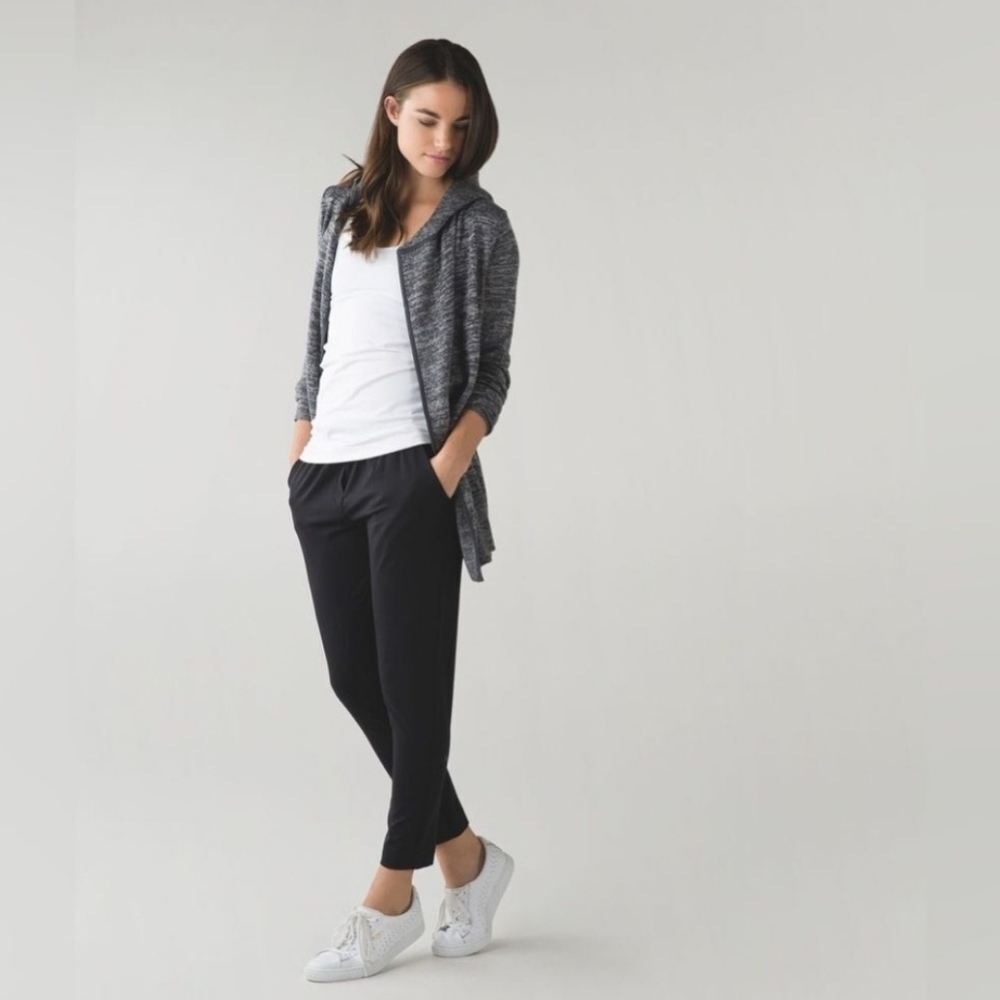 Lululemon Gray Peace Of Mind Cardigan Sweater